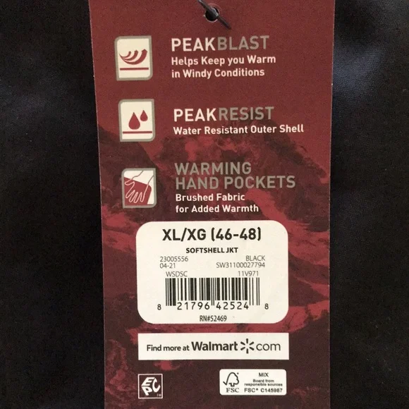 NWT SwissTech Men's and Big Men's Softshell Jacket - Picture 6 of 7